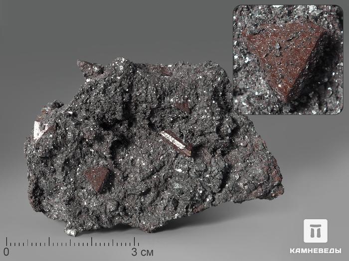 Зуниит на гематите, 6,1х4,2х2,1 см, 1913, фото 1