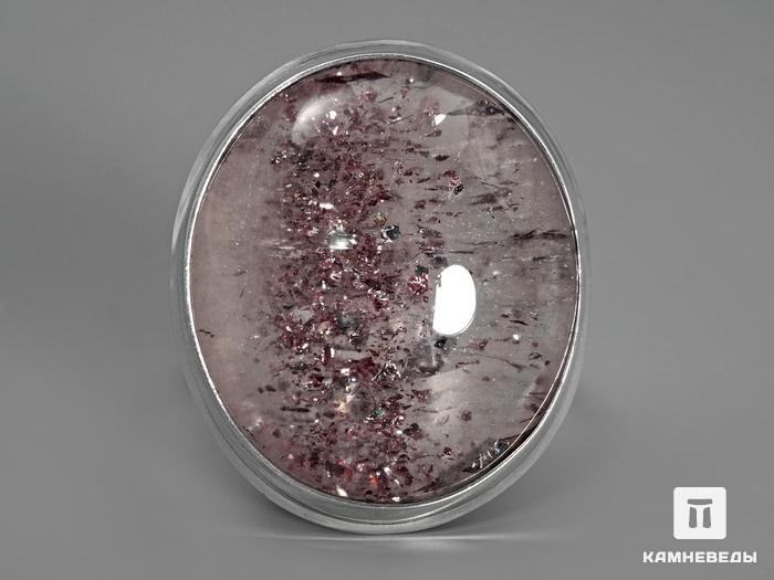 Кольцо с гематитом в кварце, 2021, фото 2