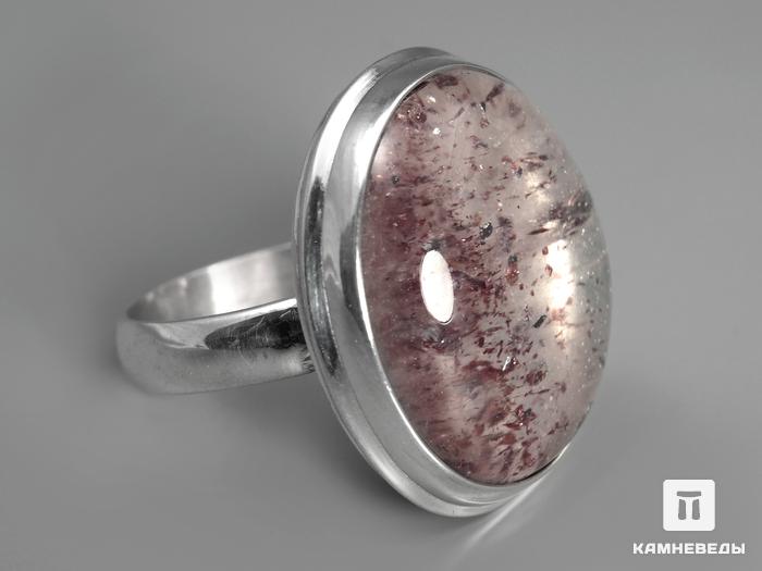 Кольцо с гематитом в кварце, 2021, фото 1