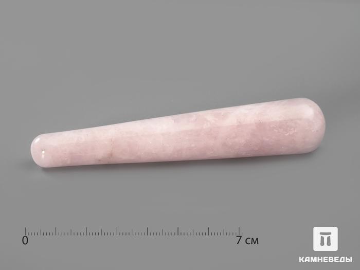 Конус массажный из розового кварца, 8-10 см, 71-14/4, фото 1