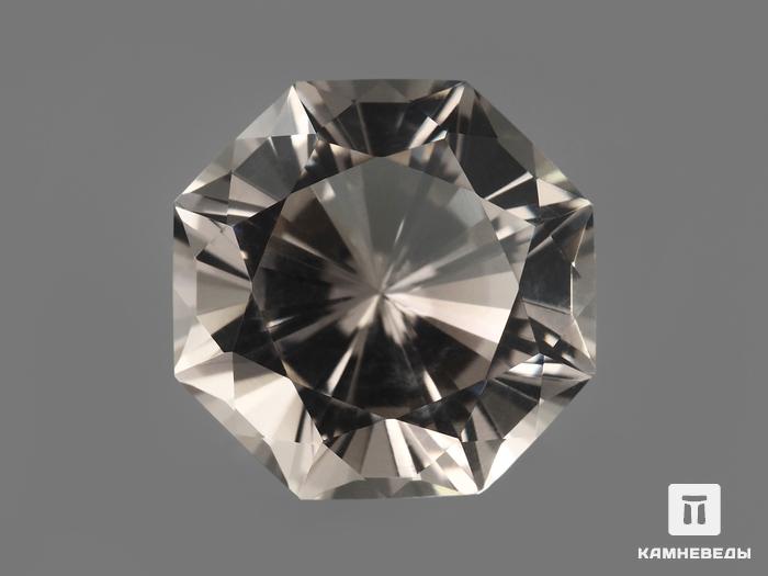 Раухтопаз (дымчатый кварц), огранка 12х12х8 мм (6,4 ct), 1901, фото 1