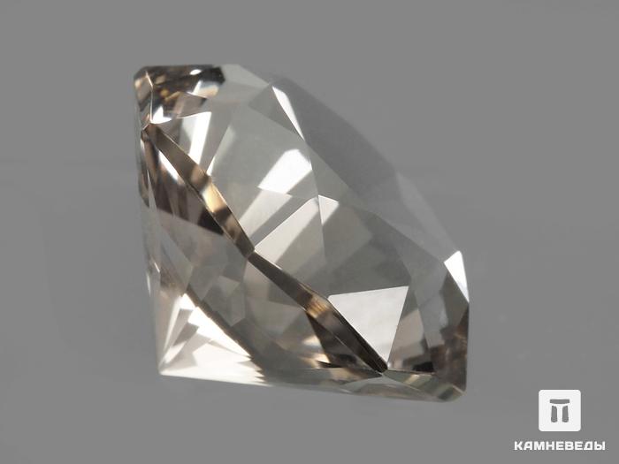 Раухтопаз (дымчатый кварц), огранка 12х12х8 мм (6,4 ct), 1901, фото 2
