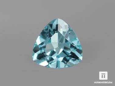 Топаз. Топаз голубой, огранка 10х10х6 мм (3,75 ct)