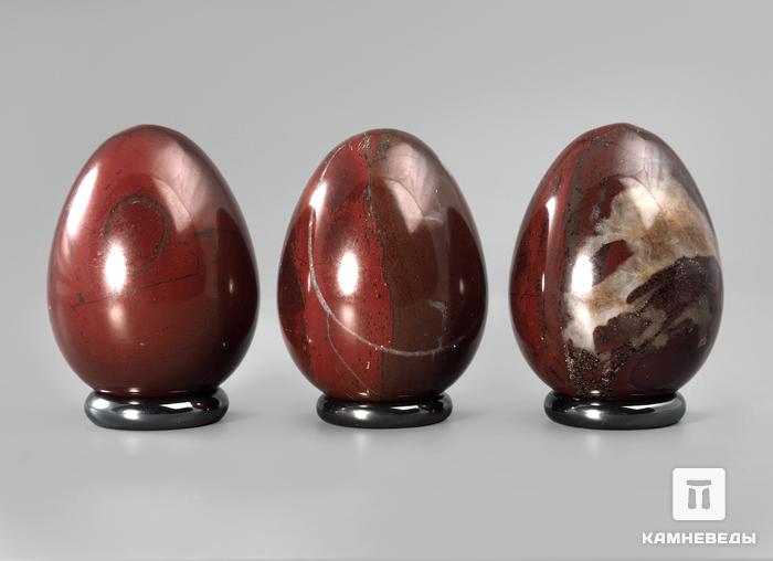 Яйцо из красной яшмы, 5 см, 2267, фото 3