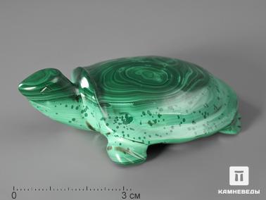 Малахит. Черепаха из малахита, 6,9х5х1,6 см