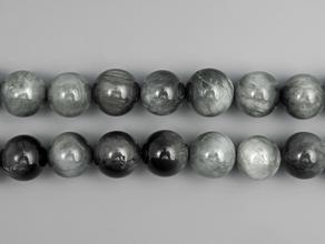 Бусины из кошачьего глаза, 48-52 шт. на нитке, 8-9 мм