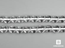 Бусины из горного хрусталя (кварц), 65 шт. на нитке, 6-7 мм