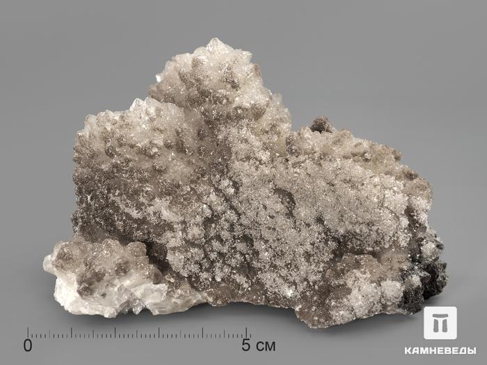 Псевдоморфоза кварца по кристаллам данбурита с кальцитом, 9,4х9х6,5 см, 2417, фото 2