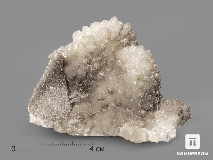 Псевдоморфоза кварца по кристаллам данбурита с кальцитом, 9,4х9х6,5 см, 2417, фото 3