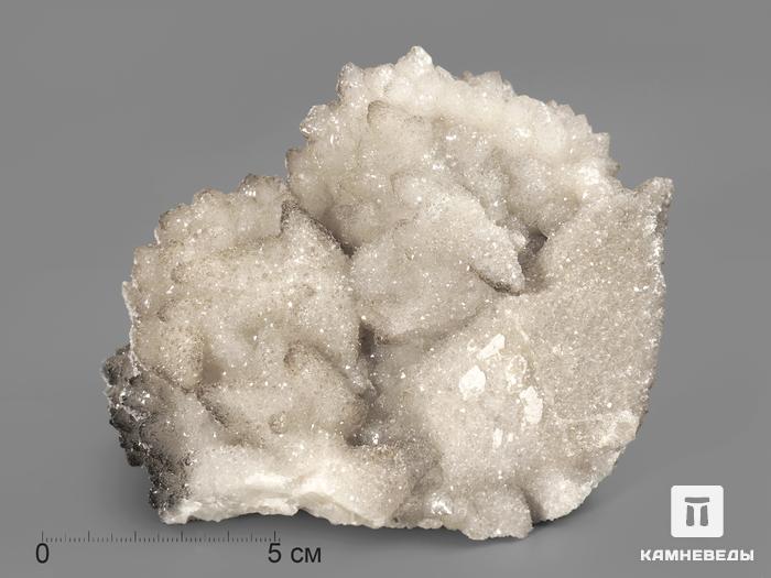 Псевдоморфоза кварца по кристаллам данбурита с кальцитом, 9,4х9х6,5 см, 2417, фото 1