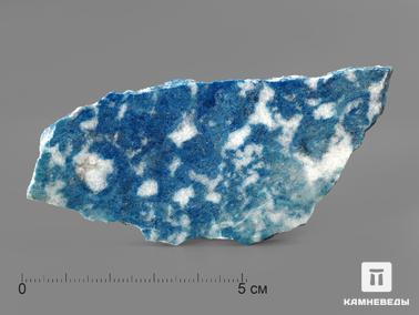 Лазурит. Лазурит, полированный срез 9х4,5х0,6 см