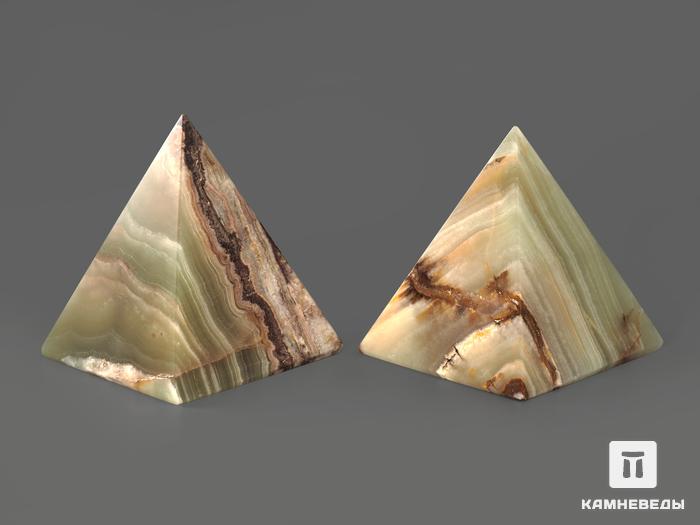 Пирамида из мраморного оникса, 5х5 см, 20-55, фото 2