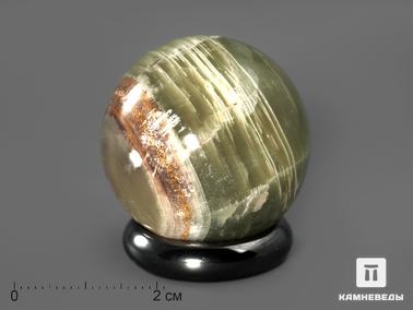 Оникс мраморный. Шар из мраморного оникса, 30 мм