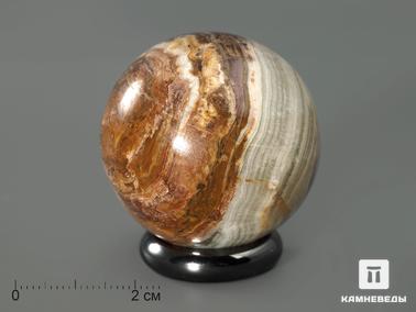 Оникс мраморный. Шар из мраморного оникса, 35-37 мм