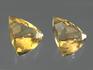 Гелиодор (желтый берилл), огранка (пара) 12х12х7 мм (4,4 ct), 2188, фото 4