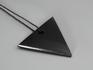 Мужской кулон «Треугольник» из шунгита, 3х3х0,5 см, 40-1/1, фото 3
