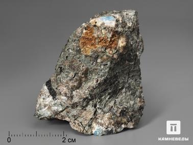 Кианоксалит, Сапонит. Кианоксалит с сапонитом, 5,2х3,6х3,5 см