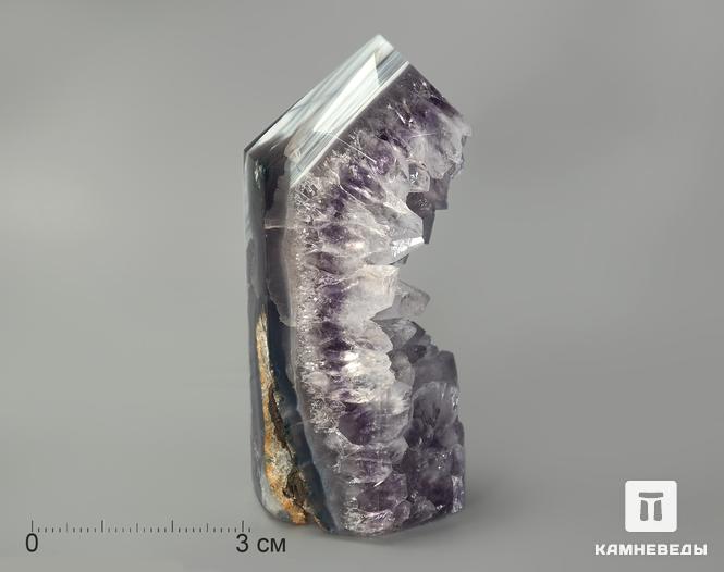 Стелла из жеоды аметистового кварца, 13,6х6,7х5,4 см, 2735, фото 3