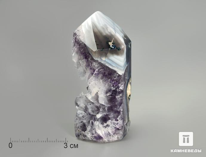 Стелла из жеоды аметистового кварца, 13,6х6,7х5,4 см, 2735, фото 5