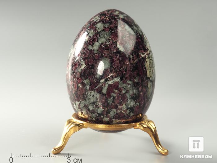 Яйцо из эвдиалита, 6,7х4,8 см, 2880, фото 1