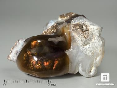 Агат огненный, Агат. Агат огненный, 4,4х3,6х2,7 см