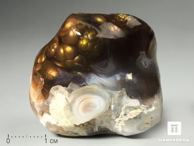 Агат огненный, Агат. Агат огненный, 3,7х3,3х2,4 см