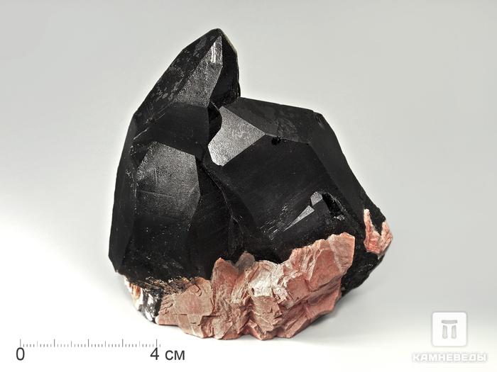 Сросток кристаллов мориона с микроклином, 10,6х10,2х6,3 см, 2947, фото 1