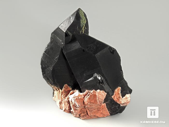Сросток кристаллов мориона с микроклином, 10,6х10,2х6,3 см, 2947, фото 3