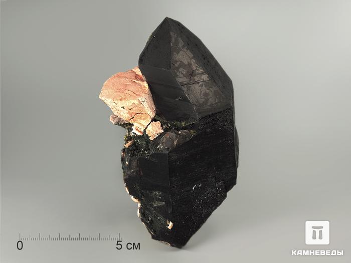 Кристалл мориона с микроклином, 10,8х6,5х5,1 см, 2952, фото 2