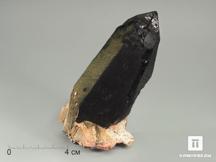 Кристалл мориона с микроклином, 9,7х5,2х5 см, 2951, фото 3