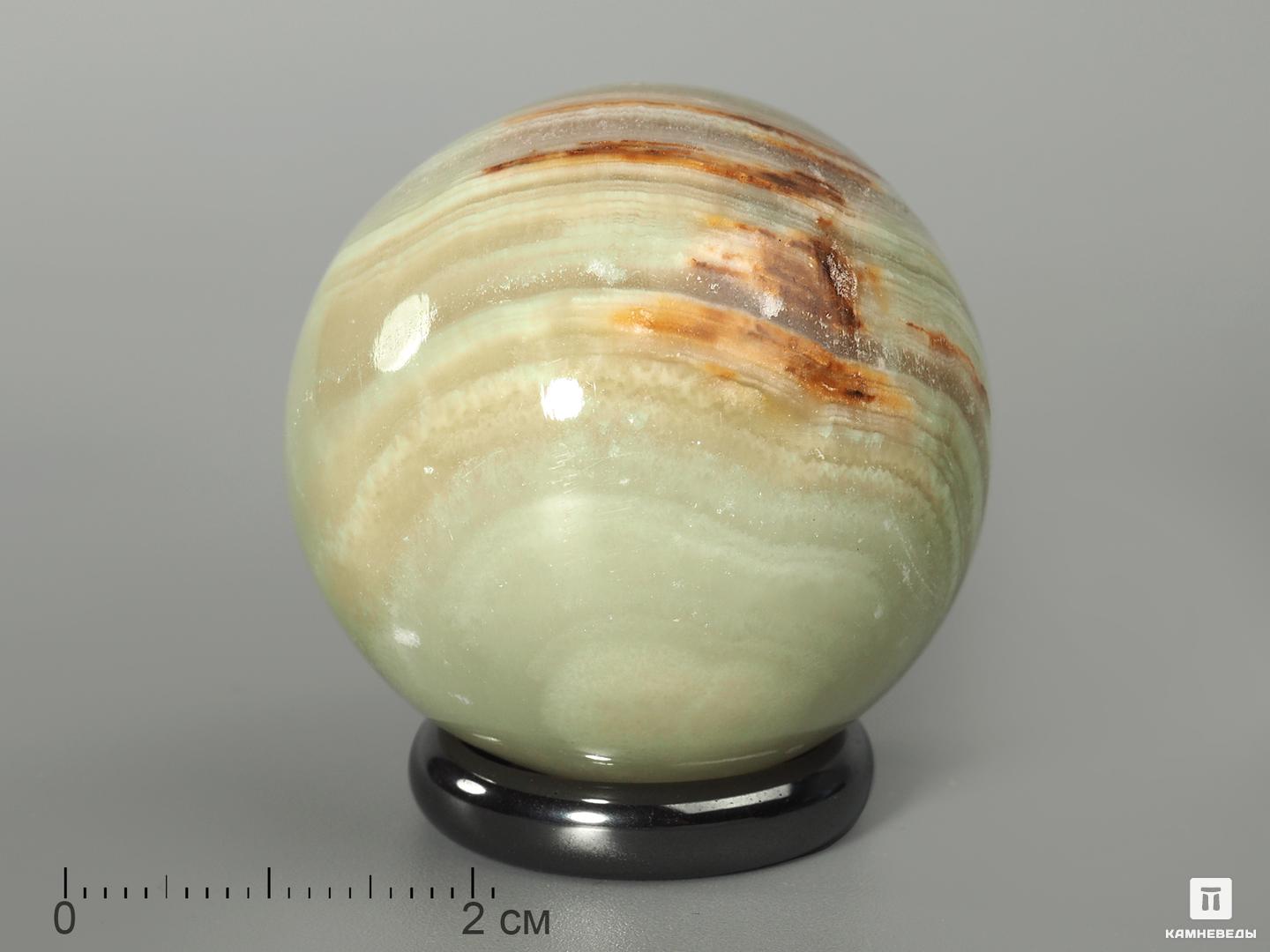 Шар из мраморного оникса, 38-40 мм, 2820, фото 2