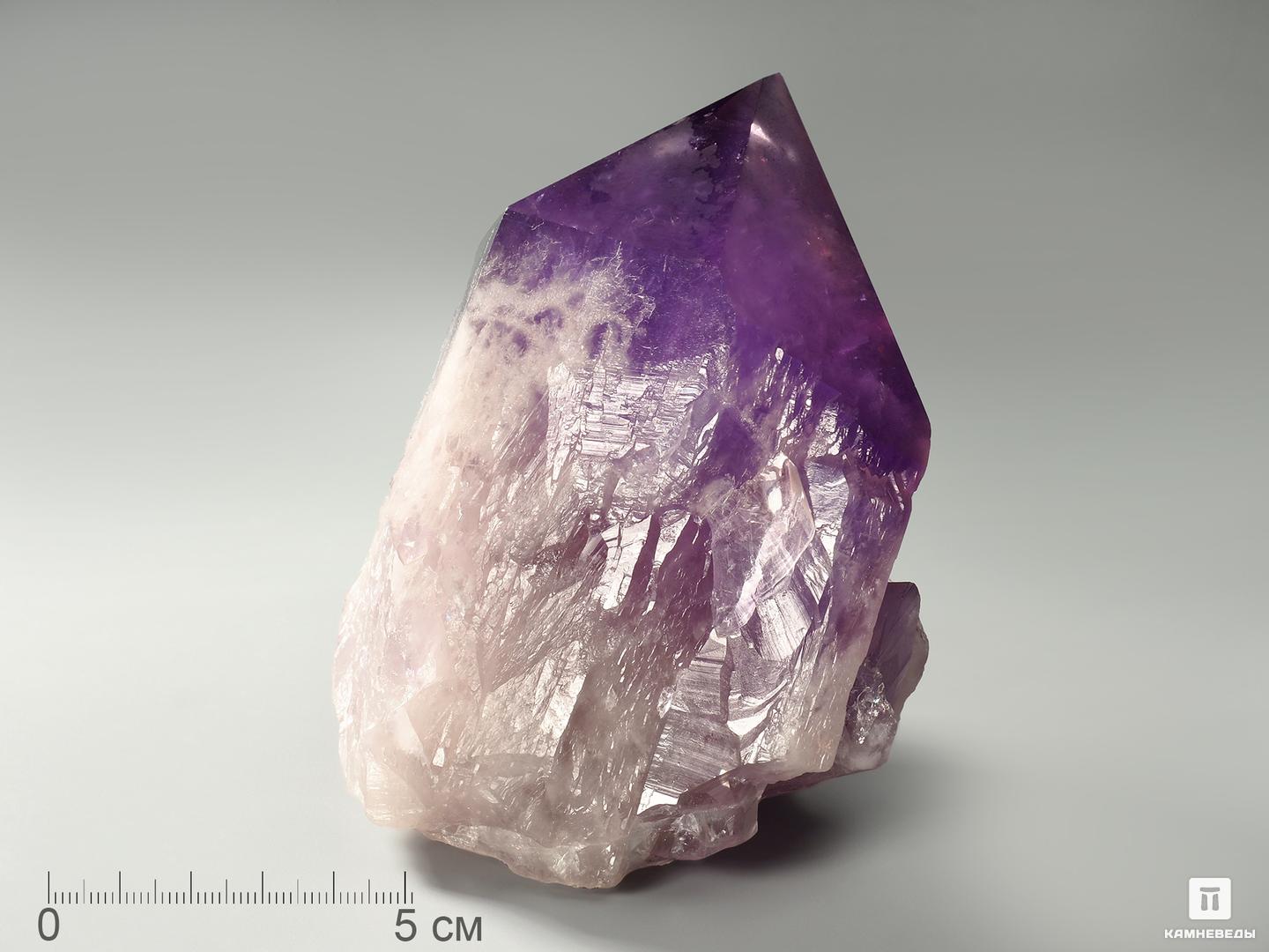 Аметист, кристалл 12,8х8,8х7,7 см клеёнка кристалл 137см рисунок алмаз рулон 20 п м