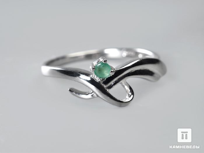 Кольцо с зеленым бериллом «Изумруд», огранка, 3070, фото 2