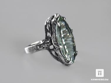 Празиолит. Кольцо с празиолитом, огранка