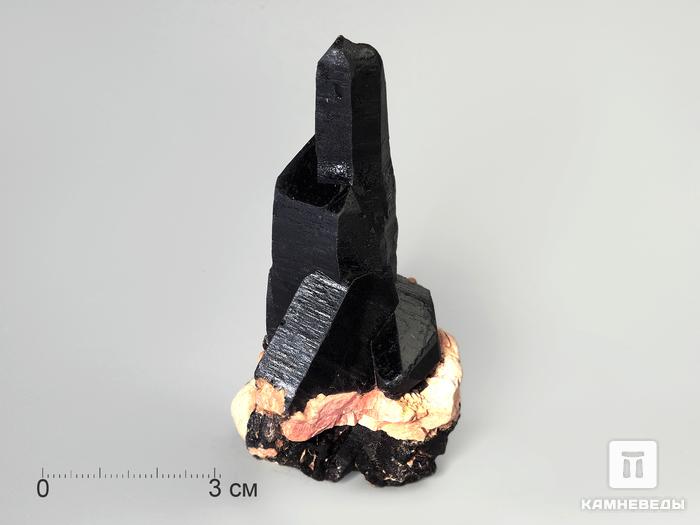 Сросток кристаллов мориона с микроклином, 11,8х5,7х5,7 см, 3176, фото 1