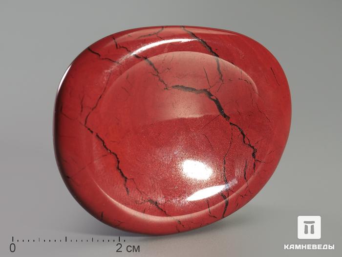 Камень «Антистресс» из красной яшмы, 4х3,5 см, 3264, фото 1