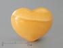 Сердце из апельсинового кальцита, 3,2х2,6х1,2 см, 3286, фото 1