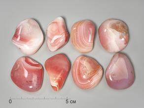 Агат розовый, крупная галтовка 3,5-4,5 см (25-30 г)