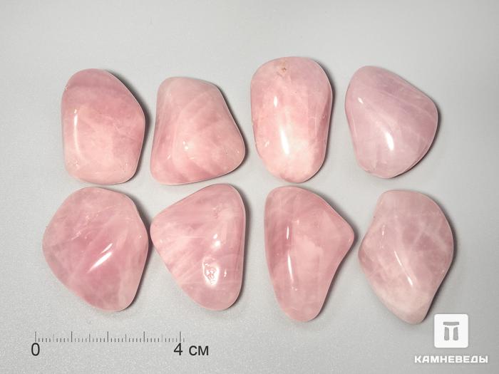 Розовый кварц, крупная галтовка 3-4 см (20-25 г), 3378, фото 1
