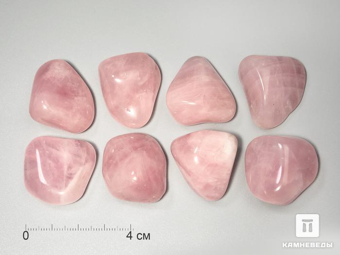 Розовый кварц, крупная галтовка 2,5-4 см (15-20 г), 3381, фото 1