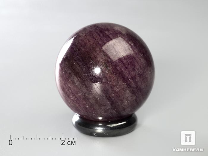 Шар из клубничного кварца, 36-38 мм, 3397, фото 1