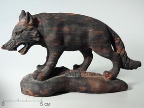 Волк из обсидиана, 19х11,3х6,6 см
