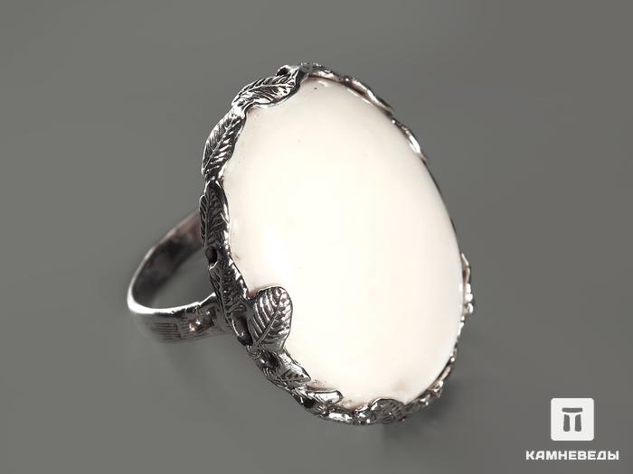 Кольцо с белым опалом (кахолонгом), 3627, фото 1
