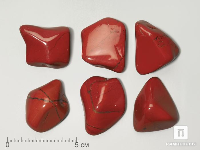Яшма красная, крупная галтовка 4-4,5 см (30-35 г), 3620, фото 1