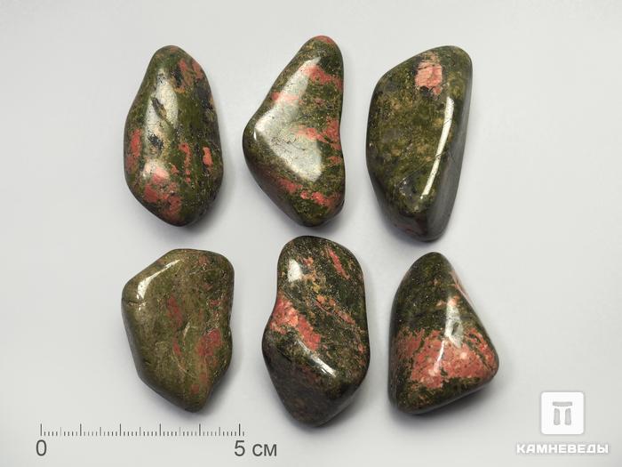 Унакит, крупная галтовка 3,5-5 см (35-40 г), 3671, фото 1