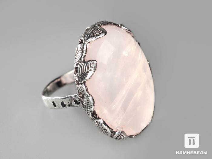 Кольцо с розовым кварцем, 3672, фото 3