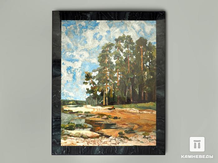 Картина из натуральных камней (флорентийская мозаика), 45х35,5х1 см, 3781, фото 4