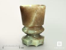 Кубок из коричневого нефрита, 11,6х7,9 см