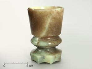 Кубок из коричневого нефрита, 11,6х7,9 см