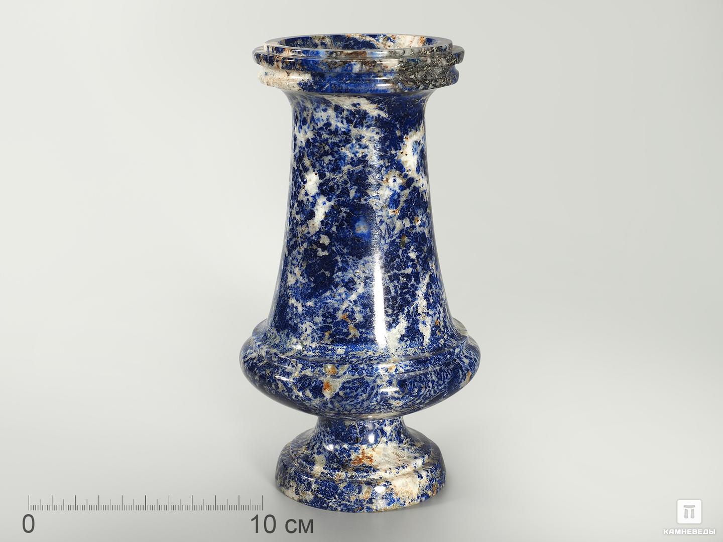 Ваза из лазурита, 18,5х9,8 см ваза коралл h 380 мм в стеклокрошку б м